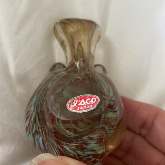 Vintage ISCO Japan Glass Bird Figurine Paperweight - Picture 7 of 10